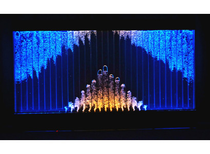 Moderne scheidingswand watermuren LED-watermuur decoratieve verlichte muur
