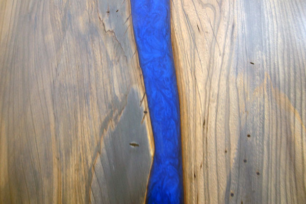 Epoxiehars Eettafel River Table Echt hout Massief Decoratie Tafels 220x100