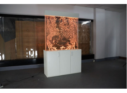Scheidingswand Planken Kast Waterwand Decoratieve zuil Wanden Watermuur LED