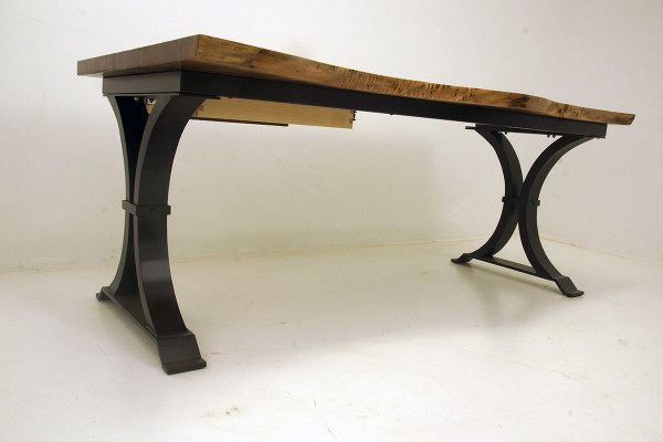 Eettafel epoxyhars echt massief hout meubels waterval epoxy tafel 200x90 Nieuw.