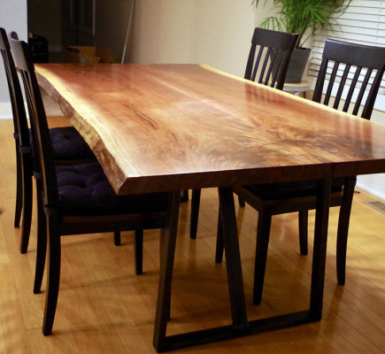 Epoxiharsen eettafel echt hout massieve meubelen waterval epoxy tafel 260x100cm.