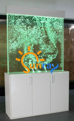 Scheidingswand Planken Kast Waterwand Decoratieve zuil Wanden Watermuur LED