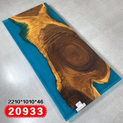 Eettafel River Table Massief Tafels 221x101 Riviertafel Epoxyhars Zee