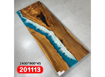 Moderne Tafels Eettafel Ontwerp Tafel Hars Zee Rivier Meubilair 240x90