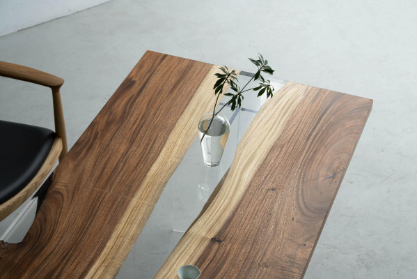 Eettafel River Table Echt hout Riviertafel 240x90 Massieve tafels