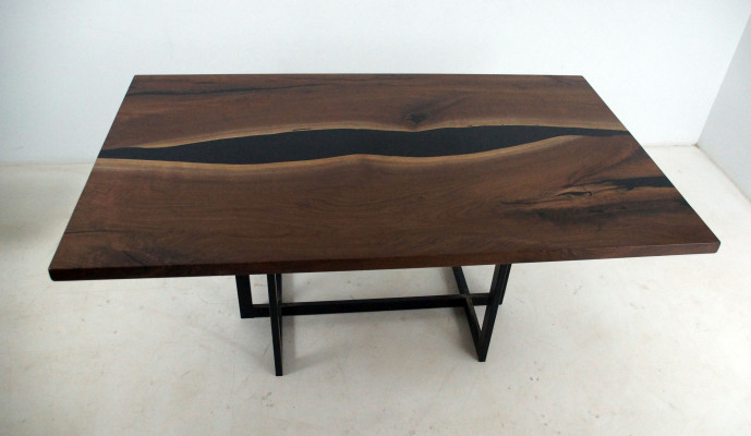 Massieve eikenhouten tafel Conferentie grote xxl eettafel Keukentafels