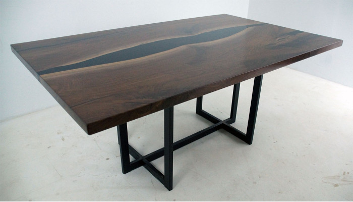 Massieve eikenhouten tafel Conferentie grote xxl eettafel Keukentafels