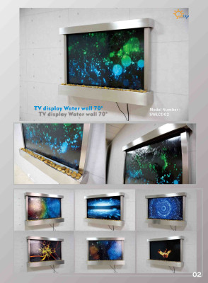 LED waterval ontwerper waterzuil waterval foto frame 138x98