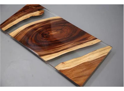 Epoxihars Eettafel River Table 200x90 Nieuw Echt Hout Massieve Tafels