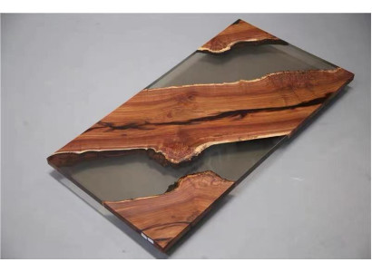 Eettafel River Table Echt Hout Riviertafel Massief Decoratie Epoxyhars Tafels