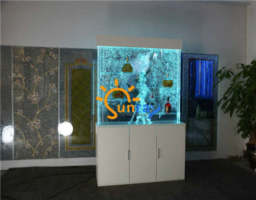 Wasser - Water Wand - Muur Wall - Muur Säule - Pilaar Unterschrank - Onderkast Trennwand - Scheidingswand Regal - Plank Vitrine - Vitrine