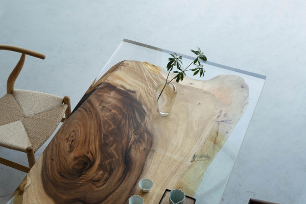 Eettafel Zee Water Rivier Echt hout Riviertafel 180x90 Tafels