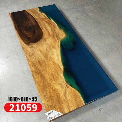 Eettafel Zee Water Rivier Echt hout Riviertafel 181x81cm Tafels