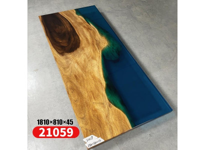 Eettafel Zee Water Rivier Echt hout Riviertafel 181x81cm Tafels
