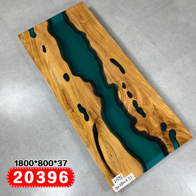 Rivier Tafels Eettafel Ontwerp Tafel Moderne Meubels 180x80 Epoxyhars