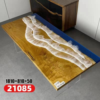 Tafels Eettafel Design Tafel Moderne Zee Rivier Meubels 181x81 Epoxy