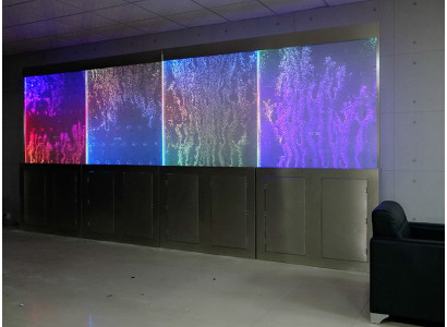 Moderne scheidingswand waterwanden LED-watermuur Verlichte muur
