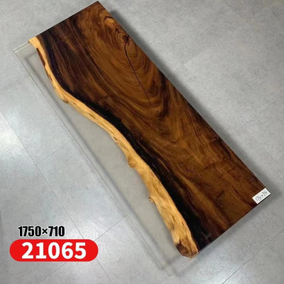 Epoxihars eettafel echt hout massief meubilair waterval epoxy decoratietafel
