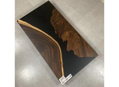 Luxury River Table Epoxy Resin Dining Table Solid Tables 150x80 cm Real