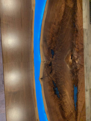 Keukenblad Werkblad Epoxyhars Epoxyrivier Op maat gemaakt Nieuw 1 m²