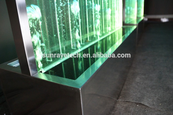 Muurpaneel met waterbellen LED Decoratieve waterwand Ontwerper waterwand