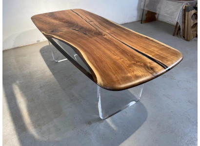 Salontafel River Table Echt Hout Epoxyhars Riviertafels Tafels Massief