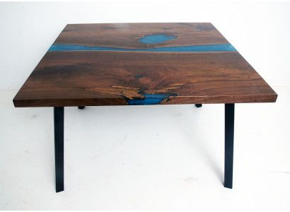 Salontafel River Table Echt Hout Riviertafel Massief Decoratieve Epoxyhars