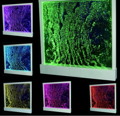 Moderne scheidingswand waterwanden Decoratieve watermuursokkel LED-scheidingswanden