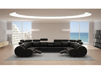 Designer woonlandschap hoekbank met USB bank sofa bekleding lederen banken Nieuw