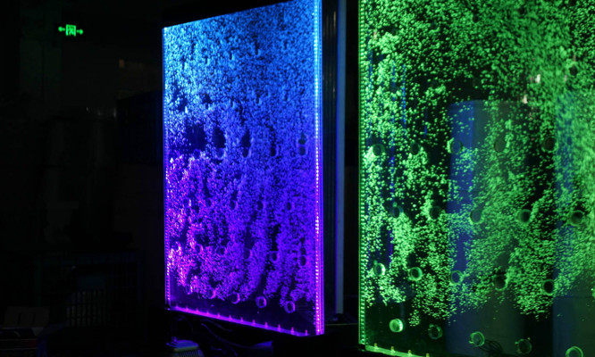 Scheidingswand Plank Kast Watermuur Kolom Muren LED 120x200