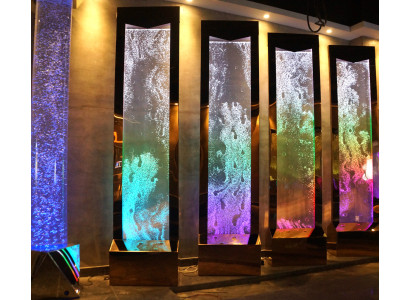 Scheidingswand Plank Kast Decoratieve Watermuur Pijler Muren Waterwand LED