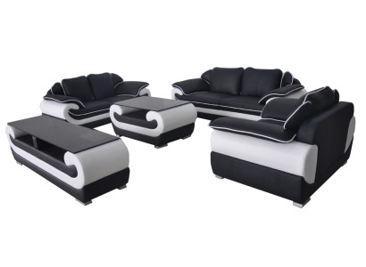 Bankstelsel 5-delig RTV bank tafel 321 zitgroep Moderne stoelen Bank + USB