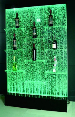 Verlichte LED-planken Ontwerper Waterval Wand Bar Plankzuil Watervallen