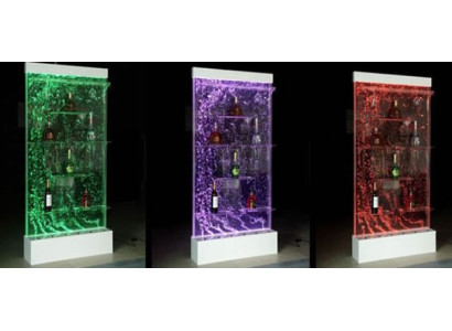 Regale Designer Verlicht Led Water Muur Bar Regaal Kolom Toonbank Waterzuilen