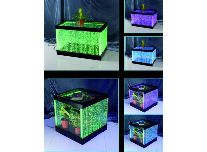 Tafel Salontafel Ontwerp Water zuilen zuil Waterbank Tafels LED