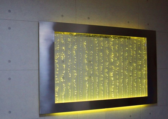 LED Waterval ontwerp waterzuil waterval foto muur aquarium