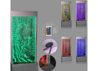 Scheidingswandontwerper roestvrij staal waterkolom zuilen muren LED-wand