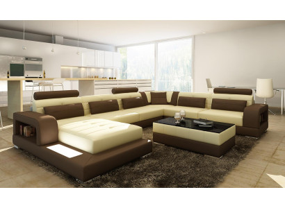 Comfort en stijl met onze moderne XXL U-vorm bank voor de woonkamer.