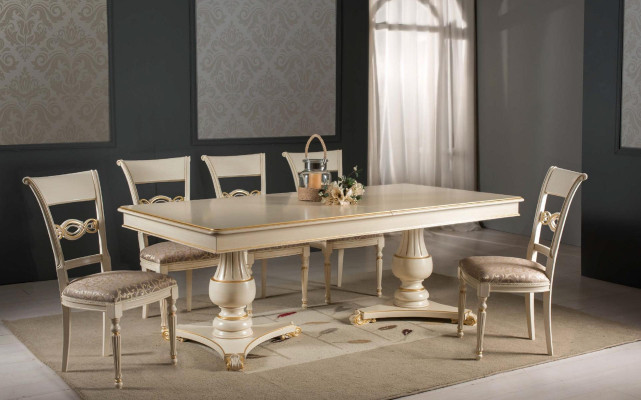 Luxe eettafel Eettafel Houten tafels Stijlen Elise Eetkamermeubelen