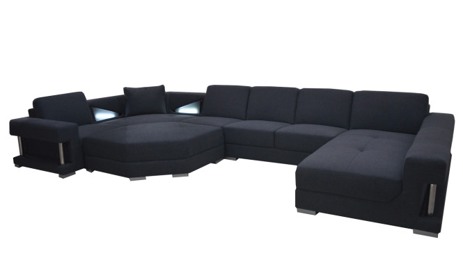 Eckbank Sofa Bank Bekleding Hoek Woonkamer Landschap Ontwerper BankenTextil A1131-