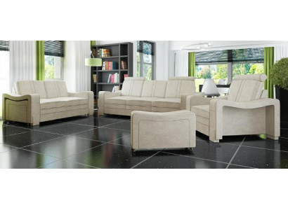 Sofaset Textiel Beklede Bank met USB Set Stoffen Bankstel 3+2+1 Woonlandschap
