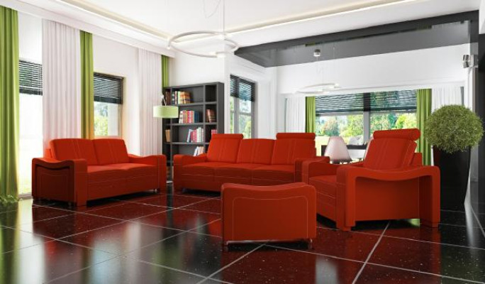 LEDERSOFA Op maat gemaakt SOFA SOF 3+2+1 USB BANKSTEL BEKLEDING SET Nieuw