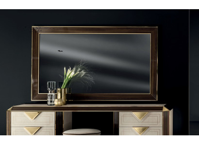 Ontwerp Spiegel Wandspiegel Modern 110x190 Meubel Houten Frame arredoclassic Nieuw