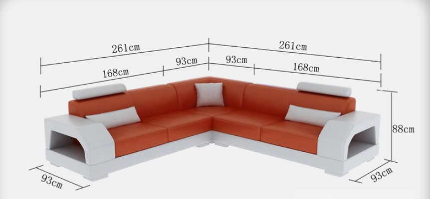 Leren bank Bankstel Woonlandschap Hoekbank Hoek set Design Modern Bank G8001B