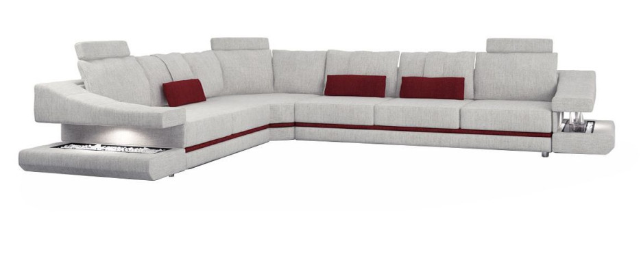 Bankstellen Ontwerp Hoekbank L-Vorm Meubels Bed Functies Textiel Leer Slaapbank Bankstellen
