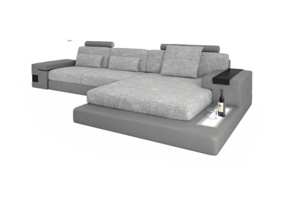 Ontwerp hoekbank leer L-vorm Modern Style Bankstel Woonkamer Nieuw