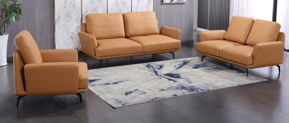 Woonkamer meubels leren bankstel bankstel 3+2+1 zits Moderne bankstellen bank