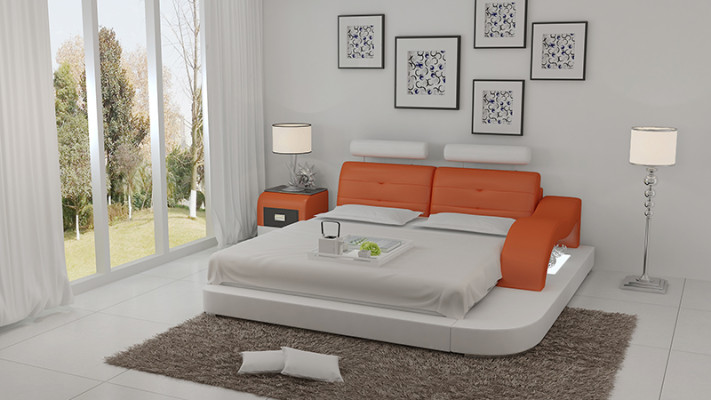 Waterbed Hotel Dubbel Bed Bedden Compleet Lederen Bed Gestoffeerd Bed Water LB8802
