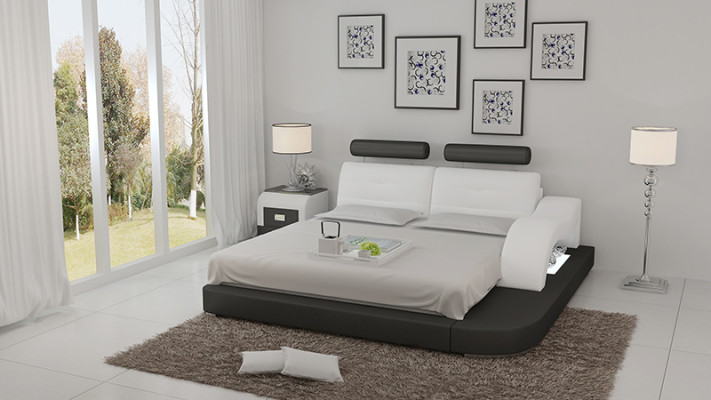 Waterbed Hotel Dubbel Bed Bedden Compleet Lederen Bed Gestoffeerd Bed Water LB8802