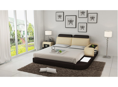 Waterbed Hotel Dubbel Bed Bedden Compleet Lederen Bed Gestoffeerd Bed Water LB8804